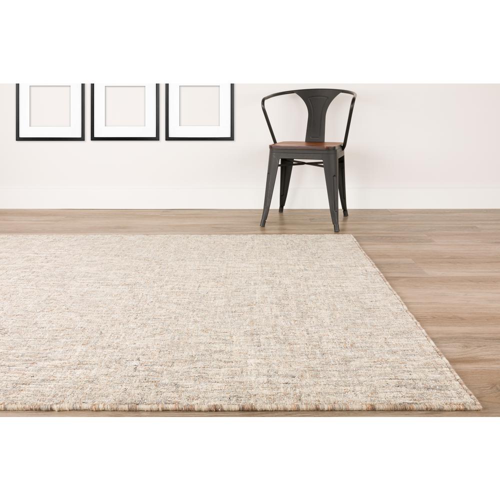 Mateo ME1 Putty 2'6" x 16' Runner Rug. Picture 9