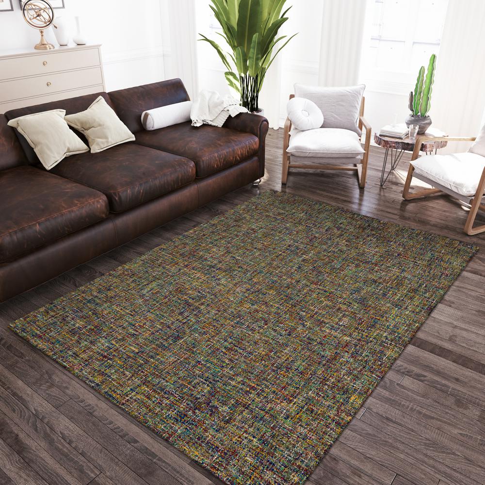 Addison Winslow Active Solid Multi 9' x 13' Area Rug. Picture 1
