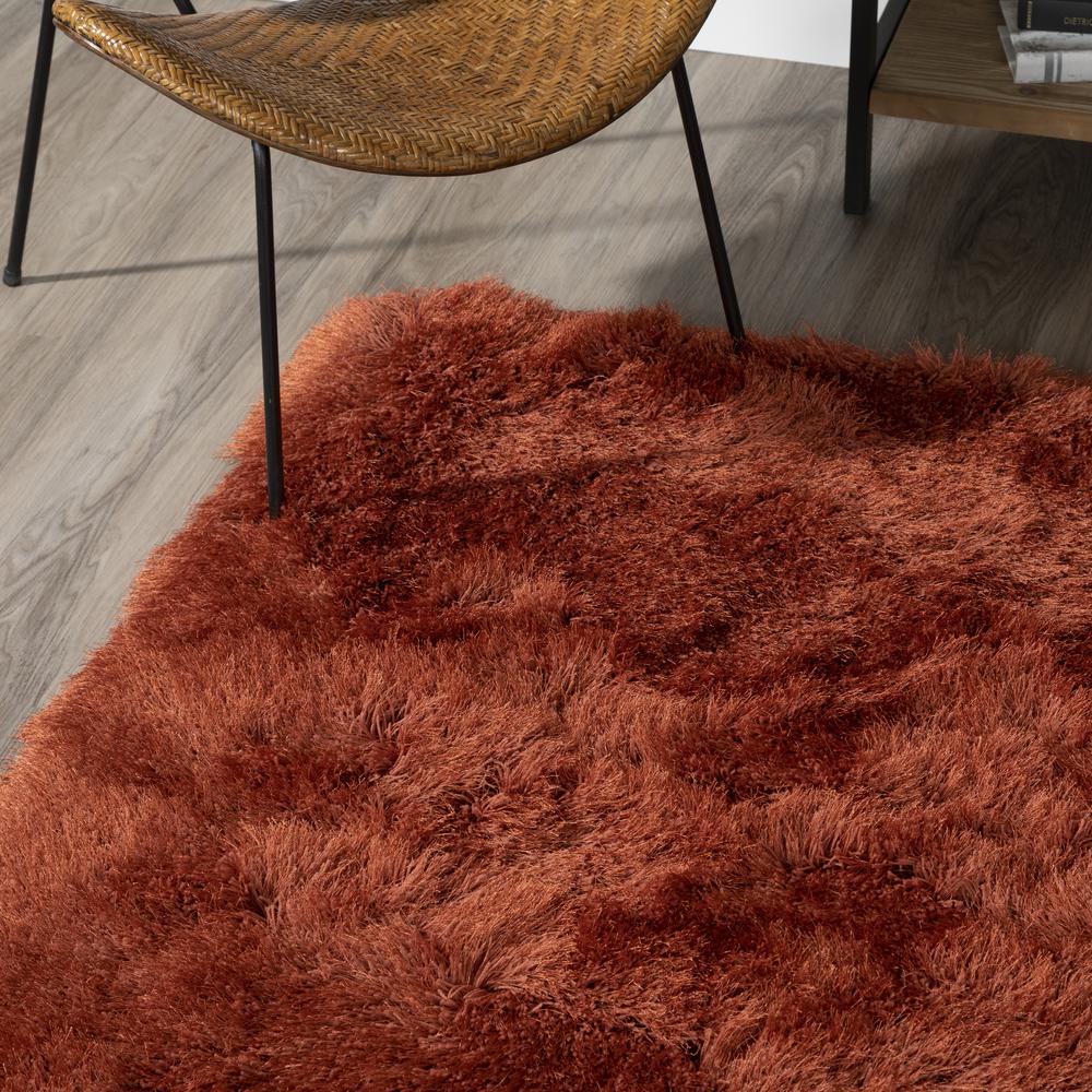 Impact IA100 Paprika 4' x 4' Octagon Rug. Picture 8