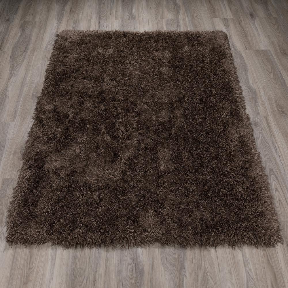 Impact IA100 Chocolate 4' x 4' Octagon Rug. Picture 11