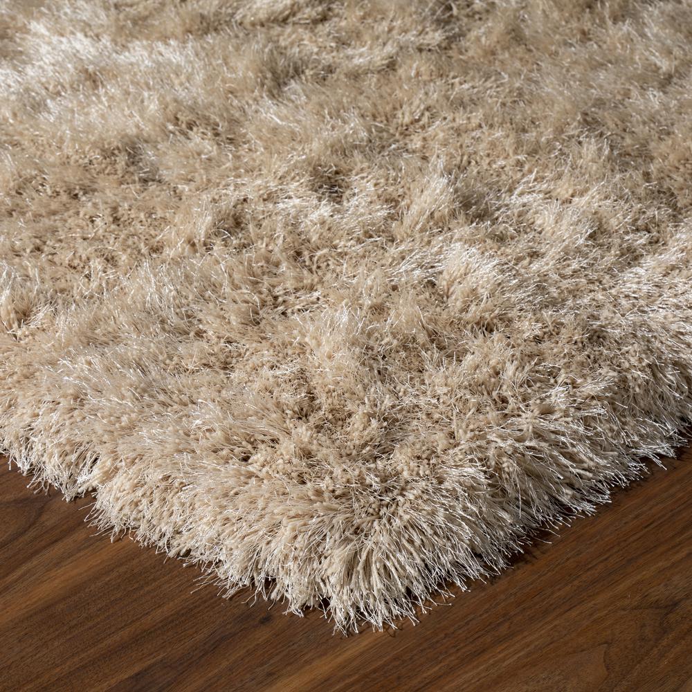 Impact IA100 Beige 4' x 4' Octagon Rug. Picture 3