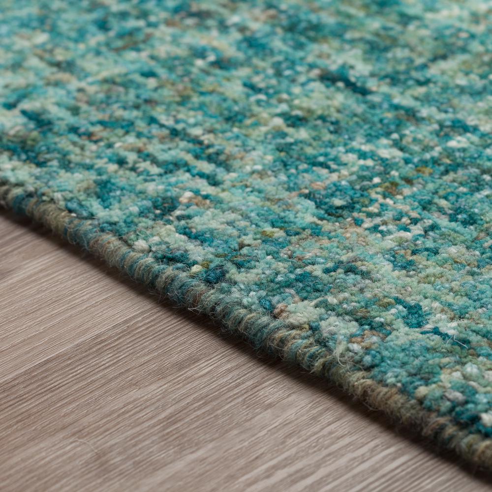 Calisa CS5 Turquoise 4' x 4' Octagon Rug. Picture 10