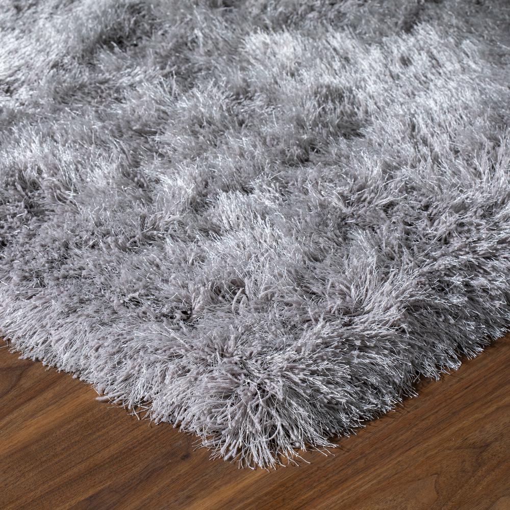 Impact IA100 Silver 4' x 4' Round Rug. Picture 3