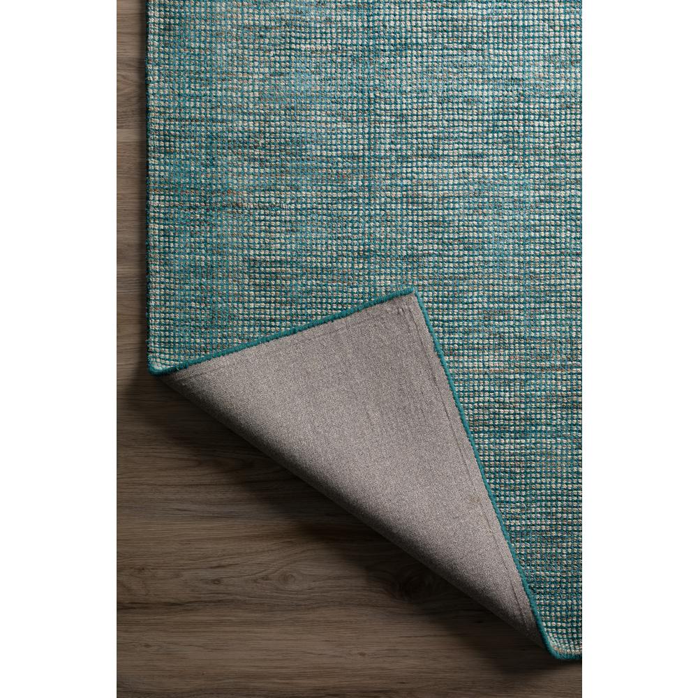 Toro TT100 Teal 4' x 4' Square Rug. Picture 6