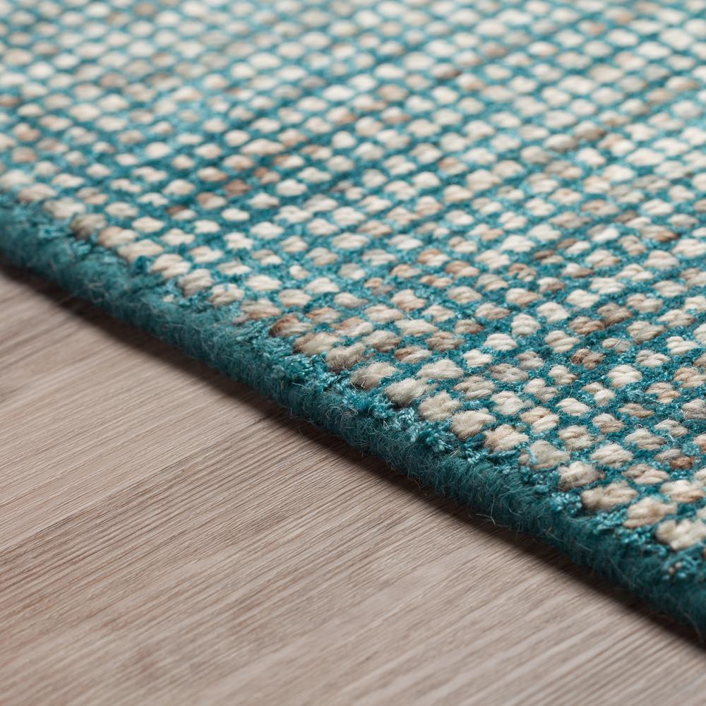 Toro TT100 Teal 4' x 4' Square Rug. Picture 10