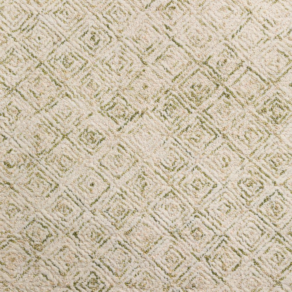Zoe ZZ1 Lime 4' x 4' Square Rug. Picture 2