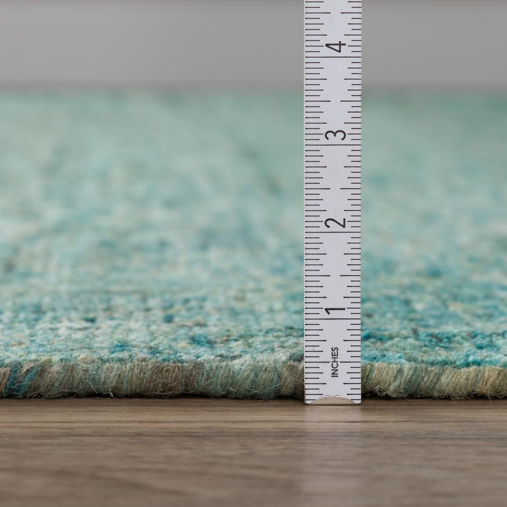 Calisa CS5 Turquoise 6' x 9' Rug. Picture 5