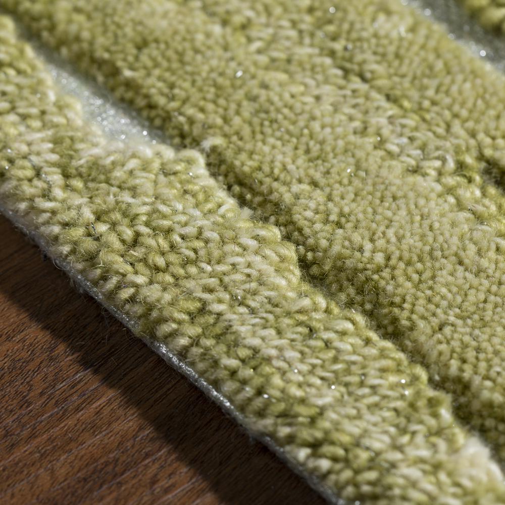 Vibes VB1 Green 5' x 7'6" Rug. Picture 11