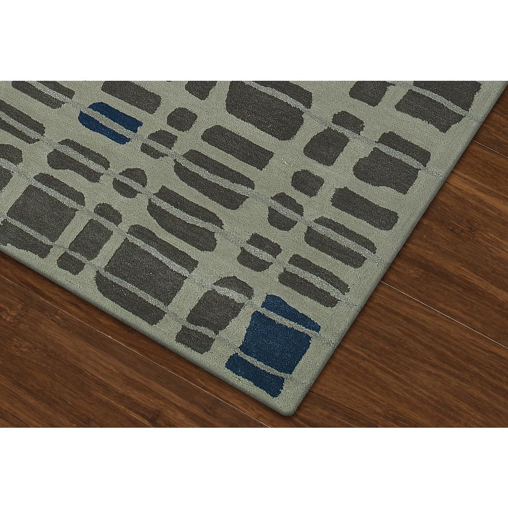 Zenith 21 Gray 9'X13', Area Rug. Picture 1
