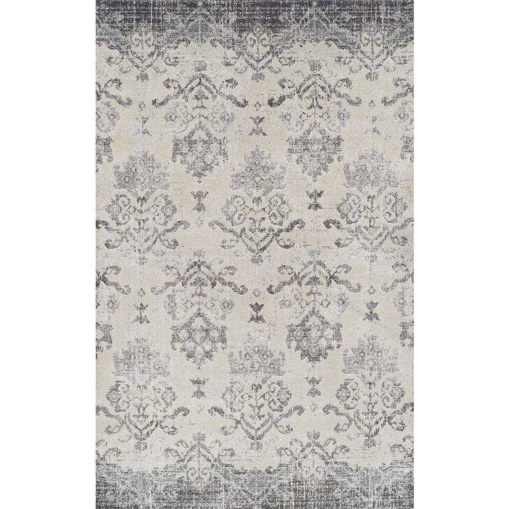 Antigua AN11 Pewter 5'3" x 7'7" Rug. Picture 1