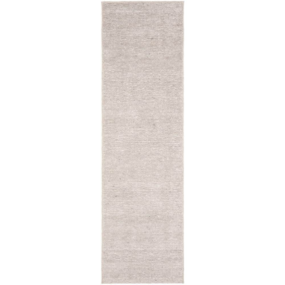 Arcata AC1 Ivory 2'6" x 10' Runner Rug. Picture 1