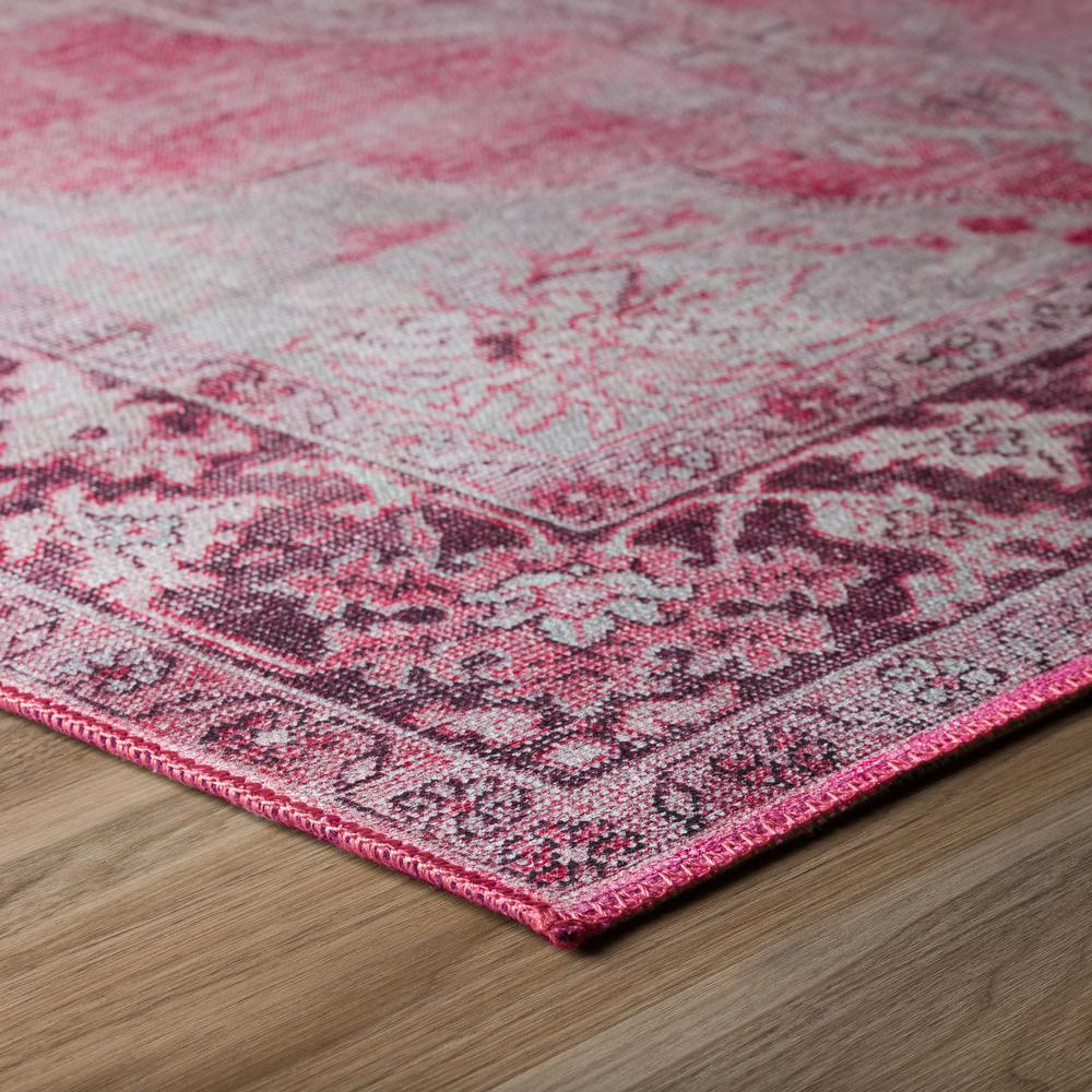 Amanti AM1 Pink 2'3" x 7'7" Runner Rug. Picture 4