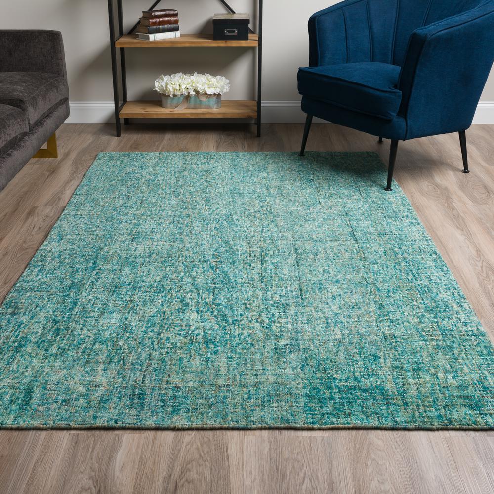 Calisa CS5 Turquoise 5' x 7'6" Rug. Picture 2