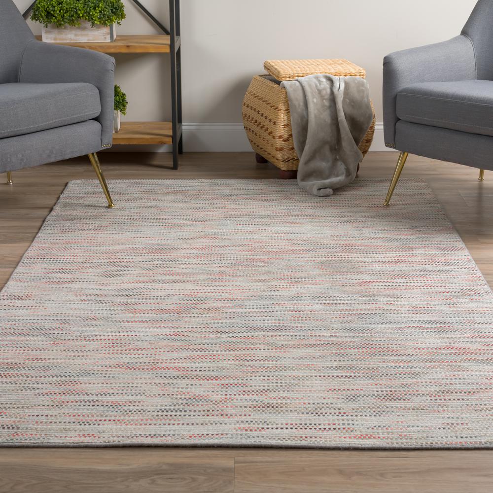 Addison Phoenix Casual Tonal Solid Grey 2' x 3' Accent Rug. The main picture.