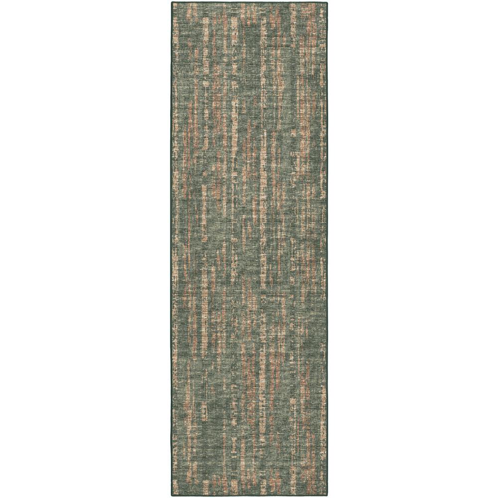 Winslow WL6 Olive 2'6" x 10' Runner Rug. Picture 1