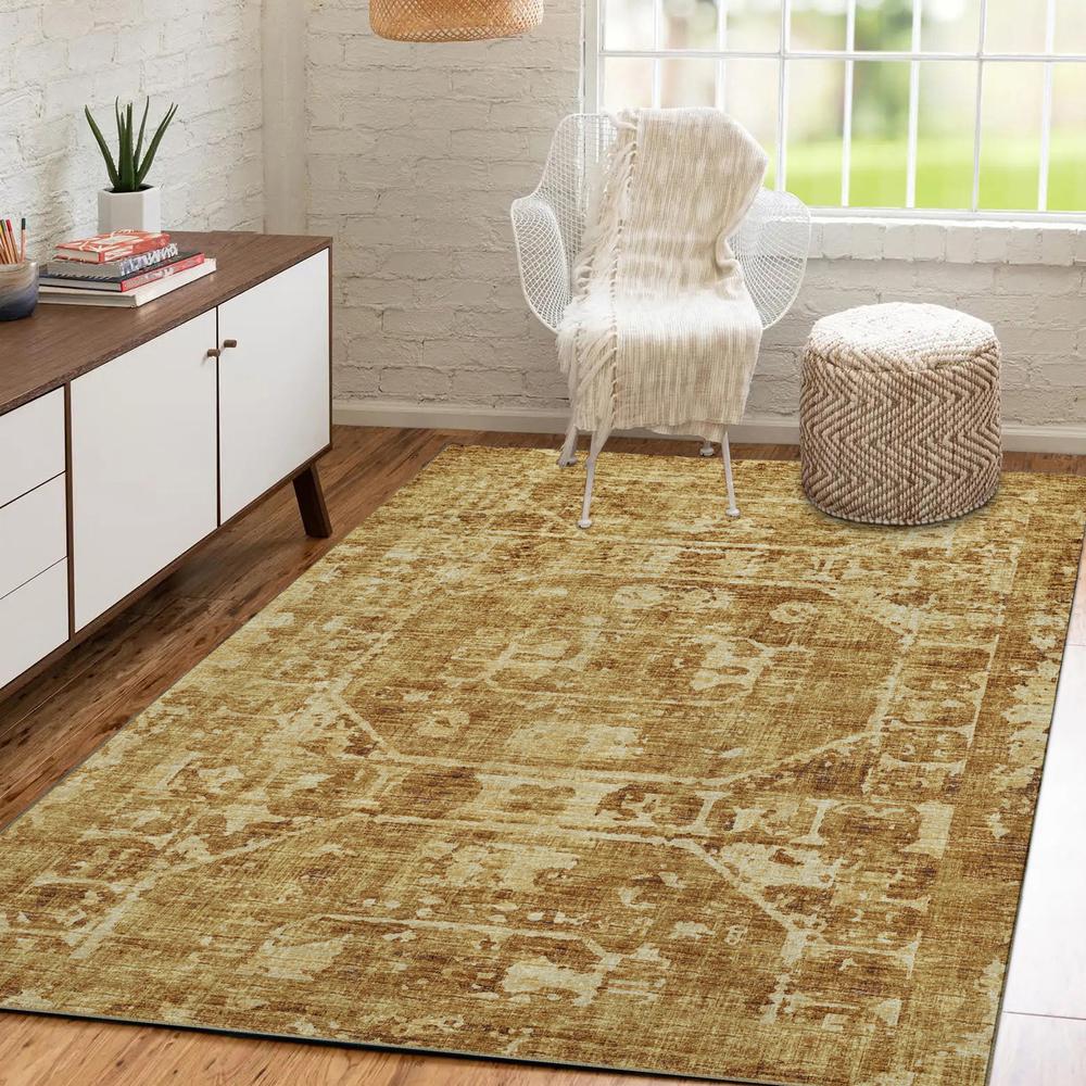 Aberdeen AB2 Gold 3' x 5' Rug. Picture 5
