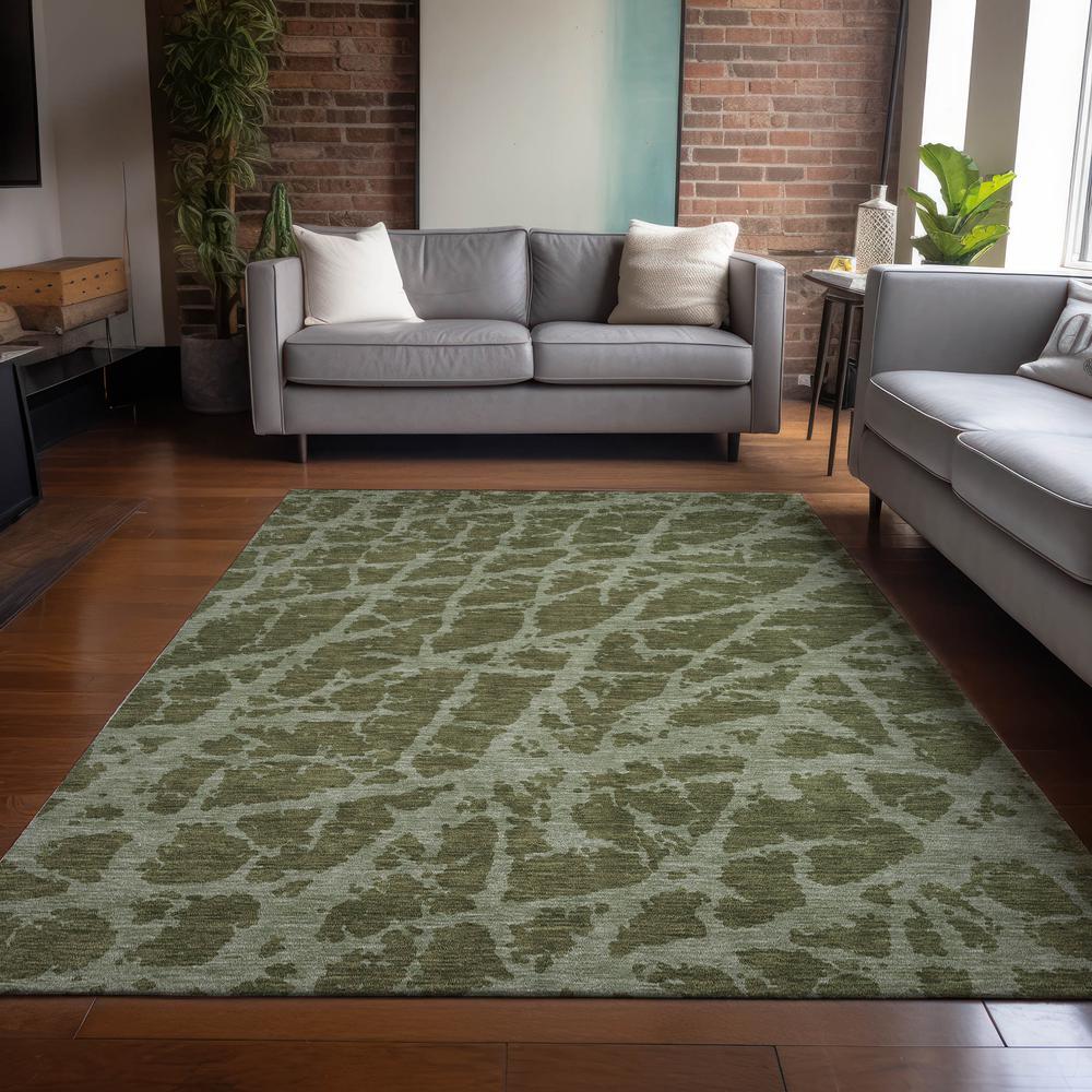 Chantille ACN501 Green 3' x 5' Rug. Picture 6