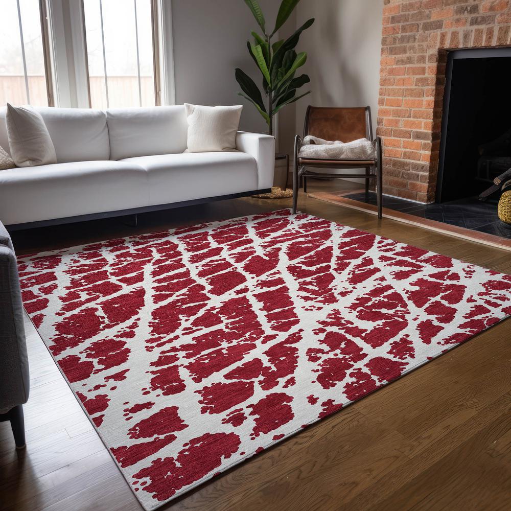 Chantille ACN501 Red 3' x 5' Rug. Picture 7