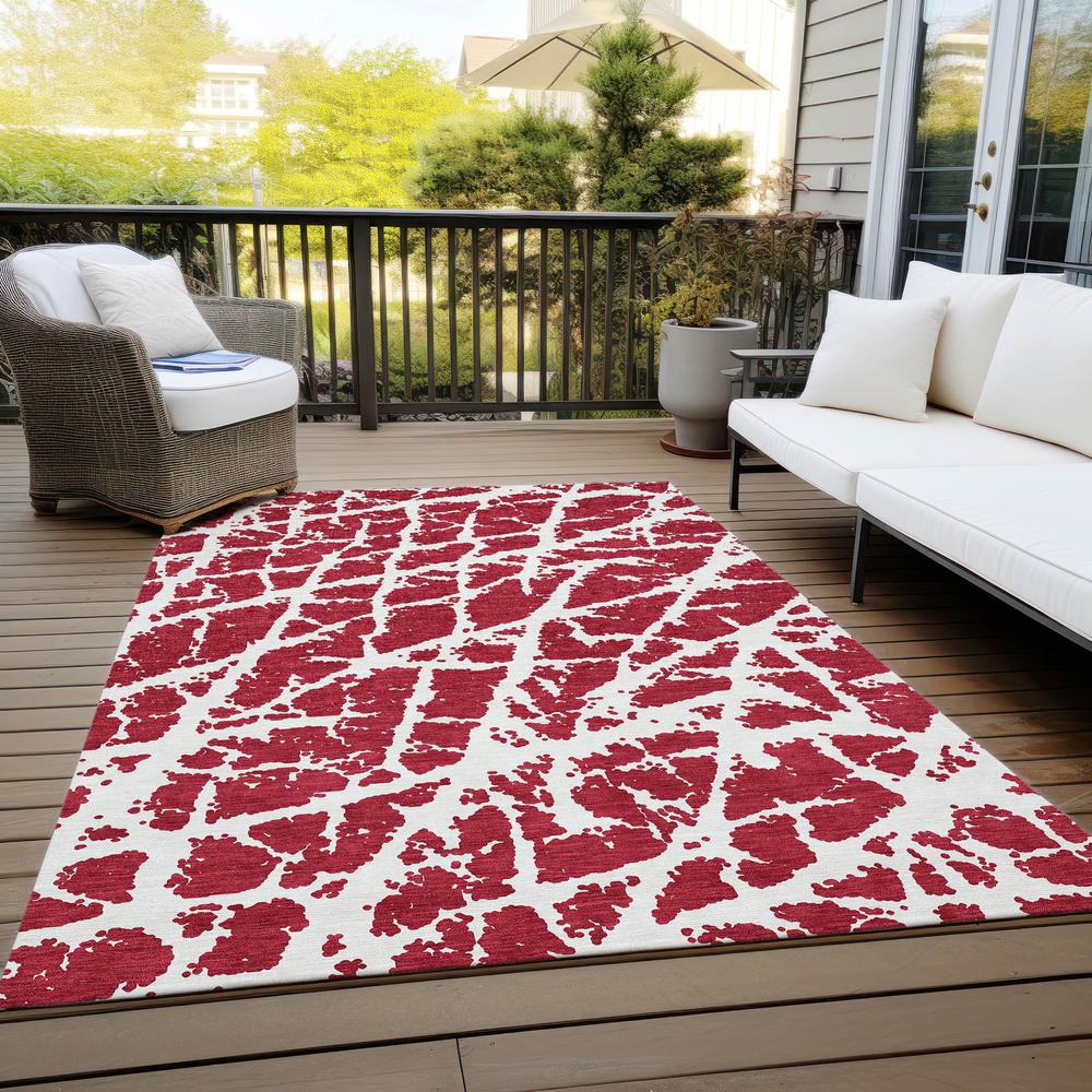 Chantille ACN501 Red 3' x 5' Rug. Picture 8