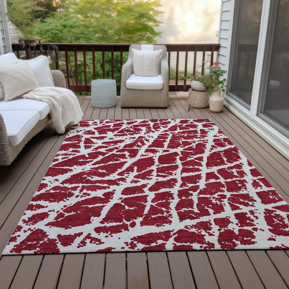 Chantille ACN501 Red 3' x 5' Rug. Picture 9