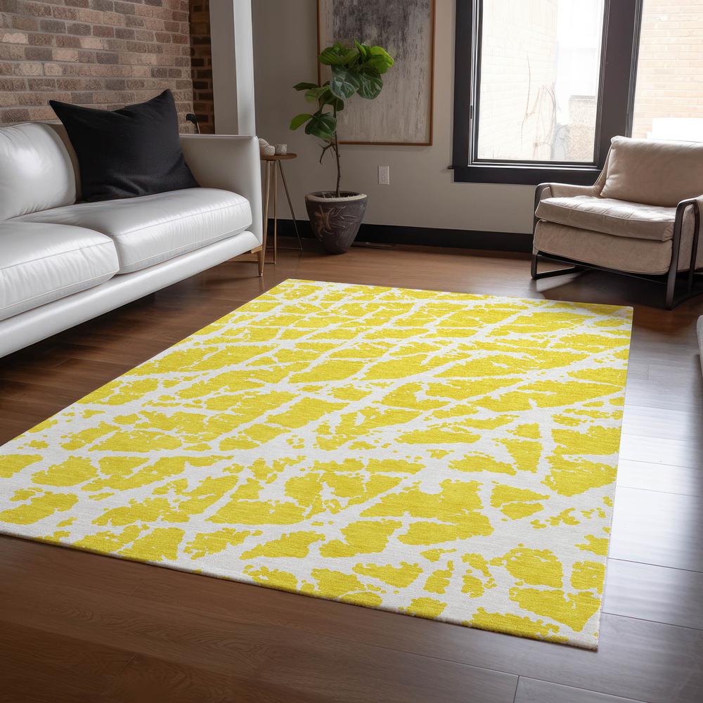 Chantille ACN501 Gold 3' x 5' Rug. Picture 6