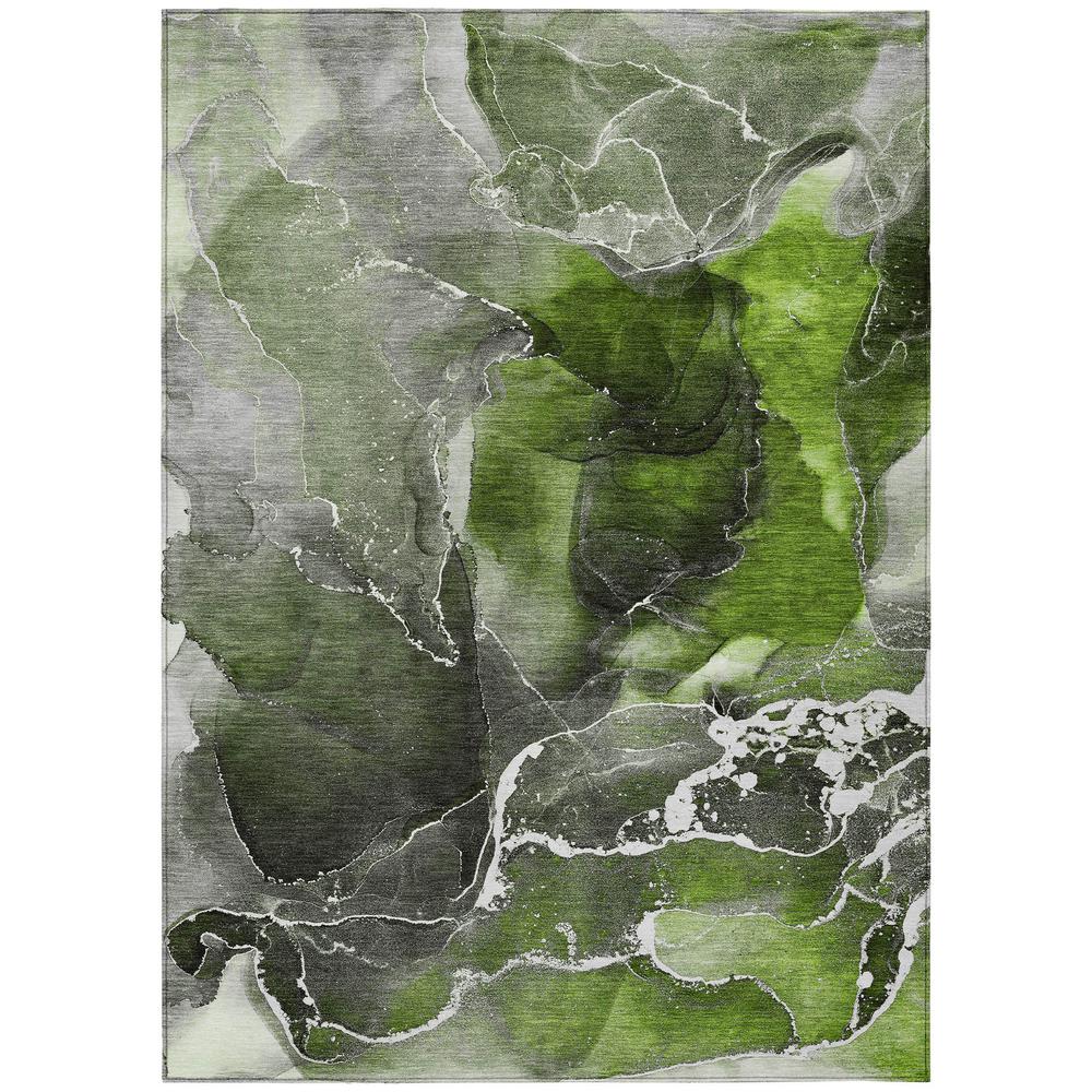 Chantille ACN503 Green 3' x 5' Rug. Picture 1