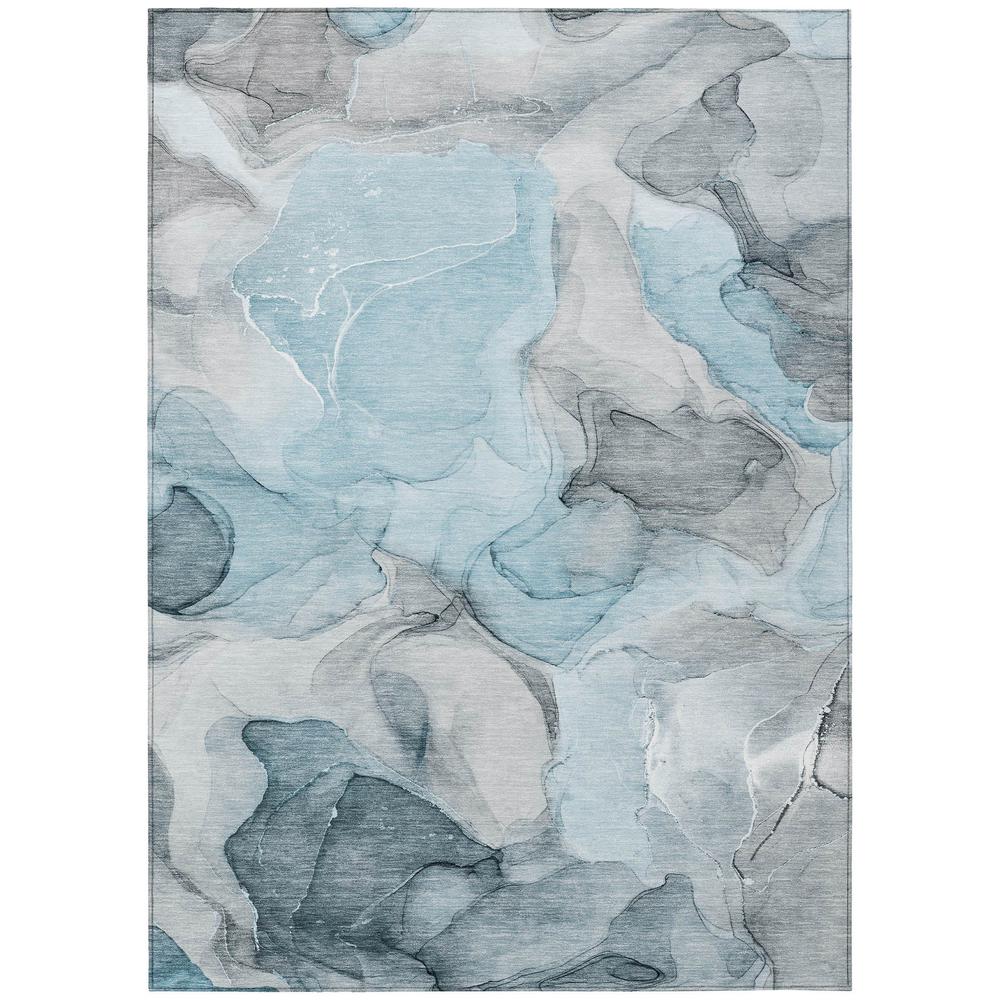 Chantille ACN504 Teal 3' x 5' Rug. Picture 1
