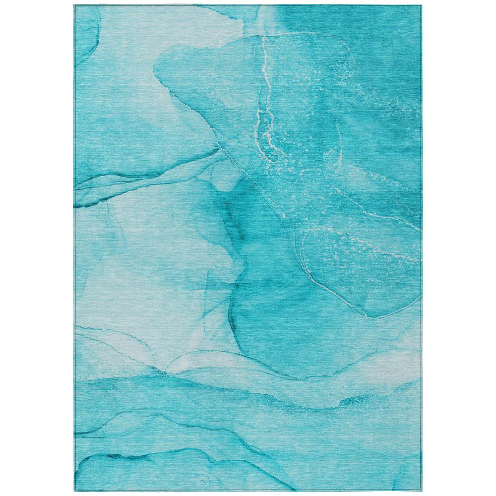 Chantille ACN507 Teal 3' x 5' Rug. Picture 1