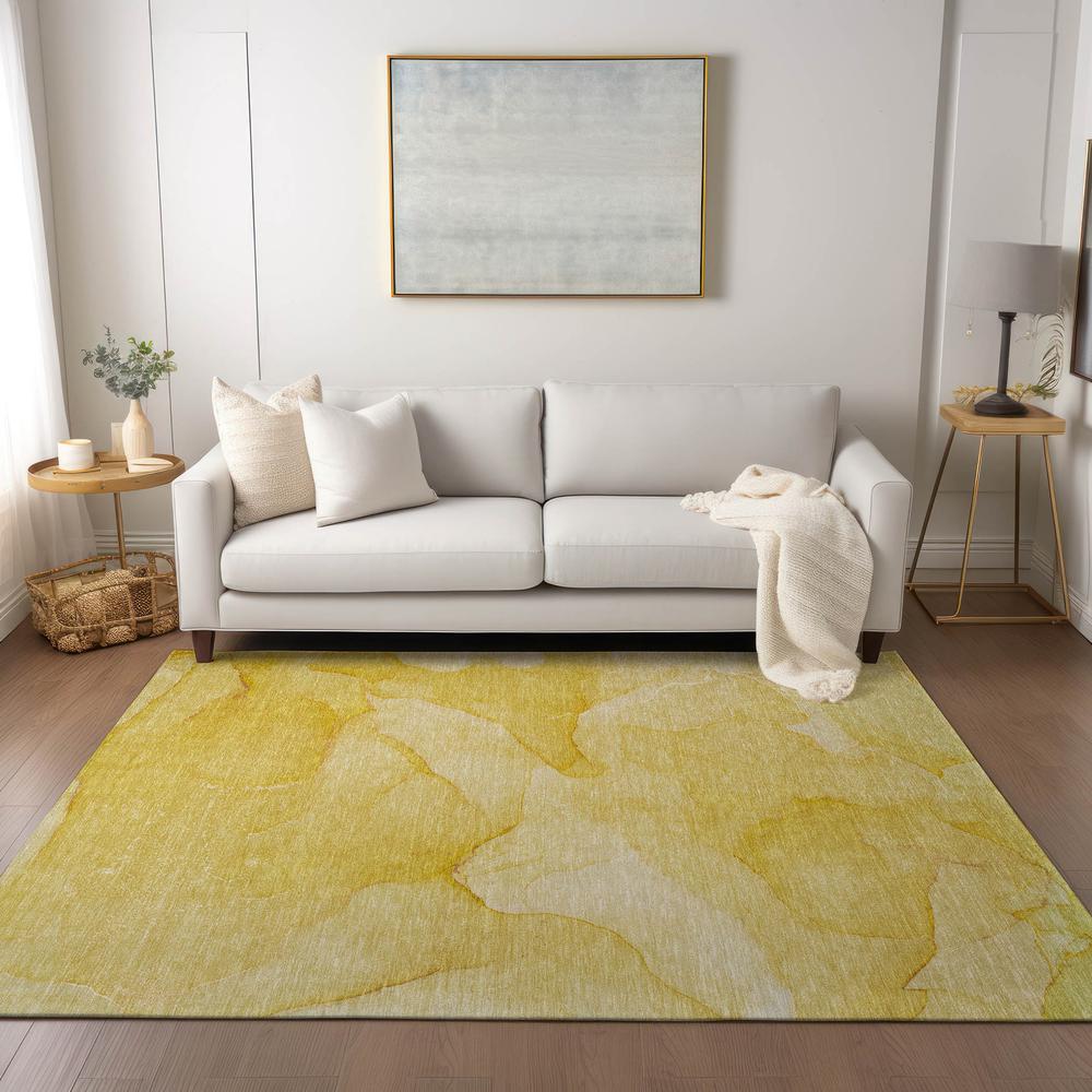 Chantille ACN509 Gold 3' x 5' Rug. Picture 6