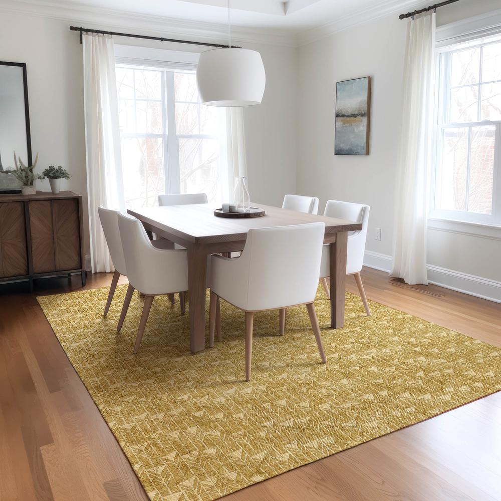 Chantille ACN514 Gold 3' x 5' Rug. Picture 6