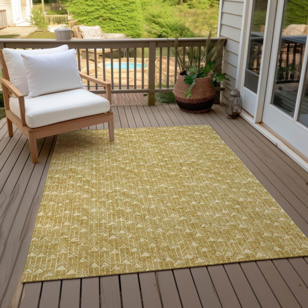Chantille ACN514 Gold 3' x 5' Rug. Picture 9