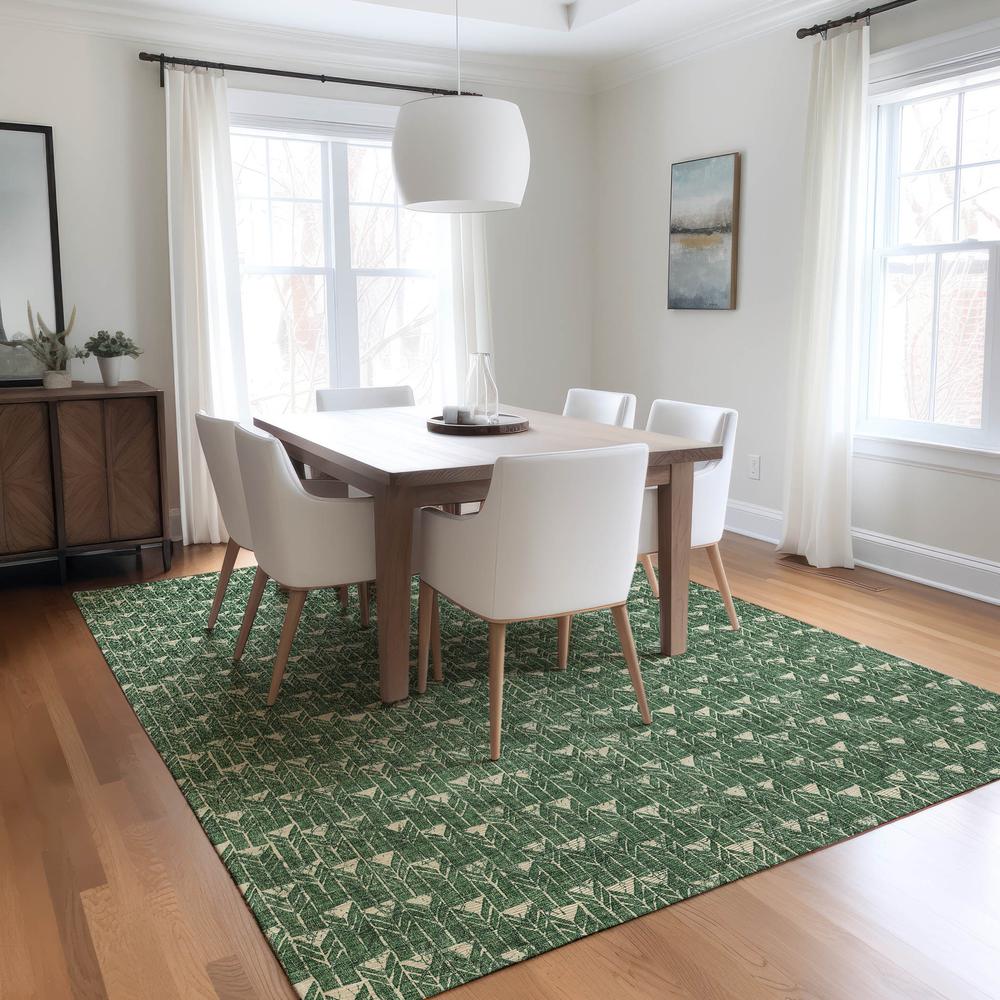 Chantille ACN514 Green 3' x 5' Rug. Picture 6