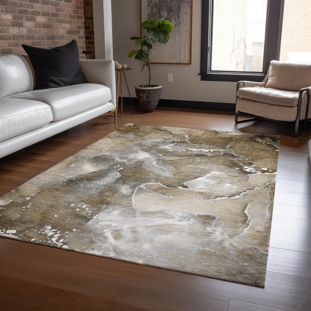 Chantille ACN518 Brown 3' x 5' Rug. Picture 6