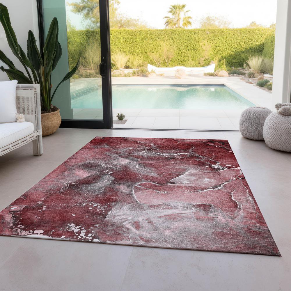 Chantille ACN518 Red 3' x 5' Rug. Picture 7