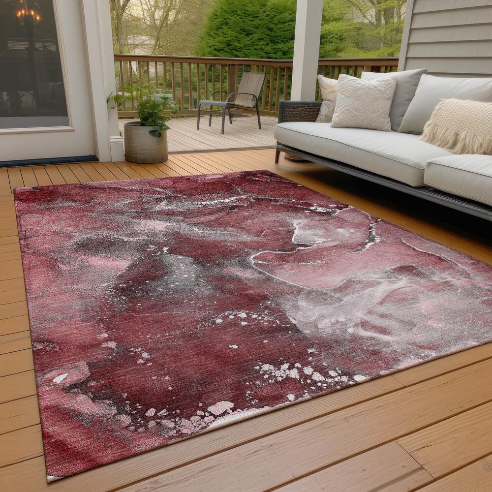 Chantille ACN518 Red 3' x 5' Rug. Picture 9