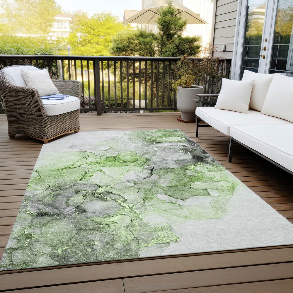 Chantille ACN520 Green 3' x 5' Rug. Picture 8
