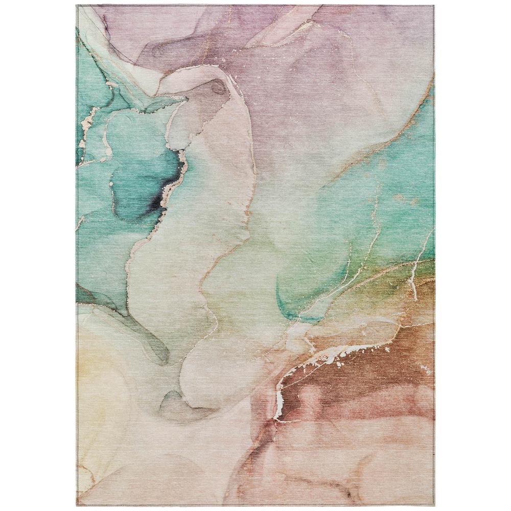 Chantille ACN521 Teal 3' x 5' Rug. Picture 1