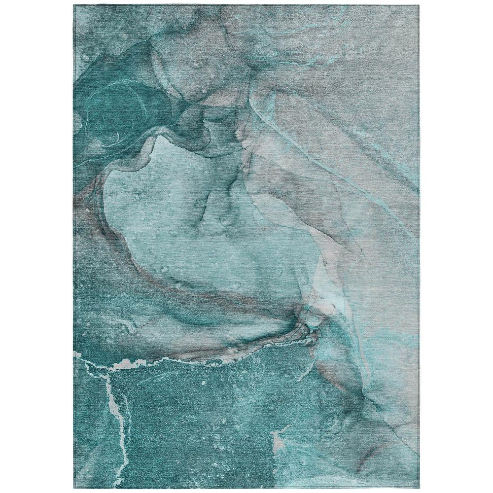 Chantille ACN524 Teal 3' x 5' Rug. Picture 1