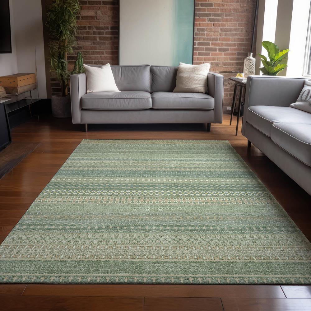Chantille ACN527 Green 3' x 5' Rug. Picture 7
