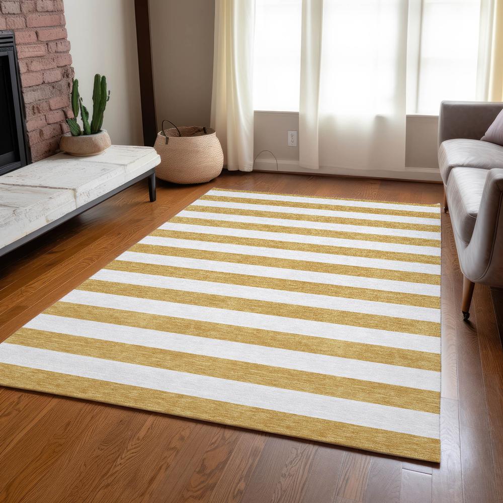 Chantille ACN528 Gold 3' x 5' Rug. Picture 7