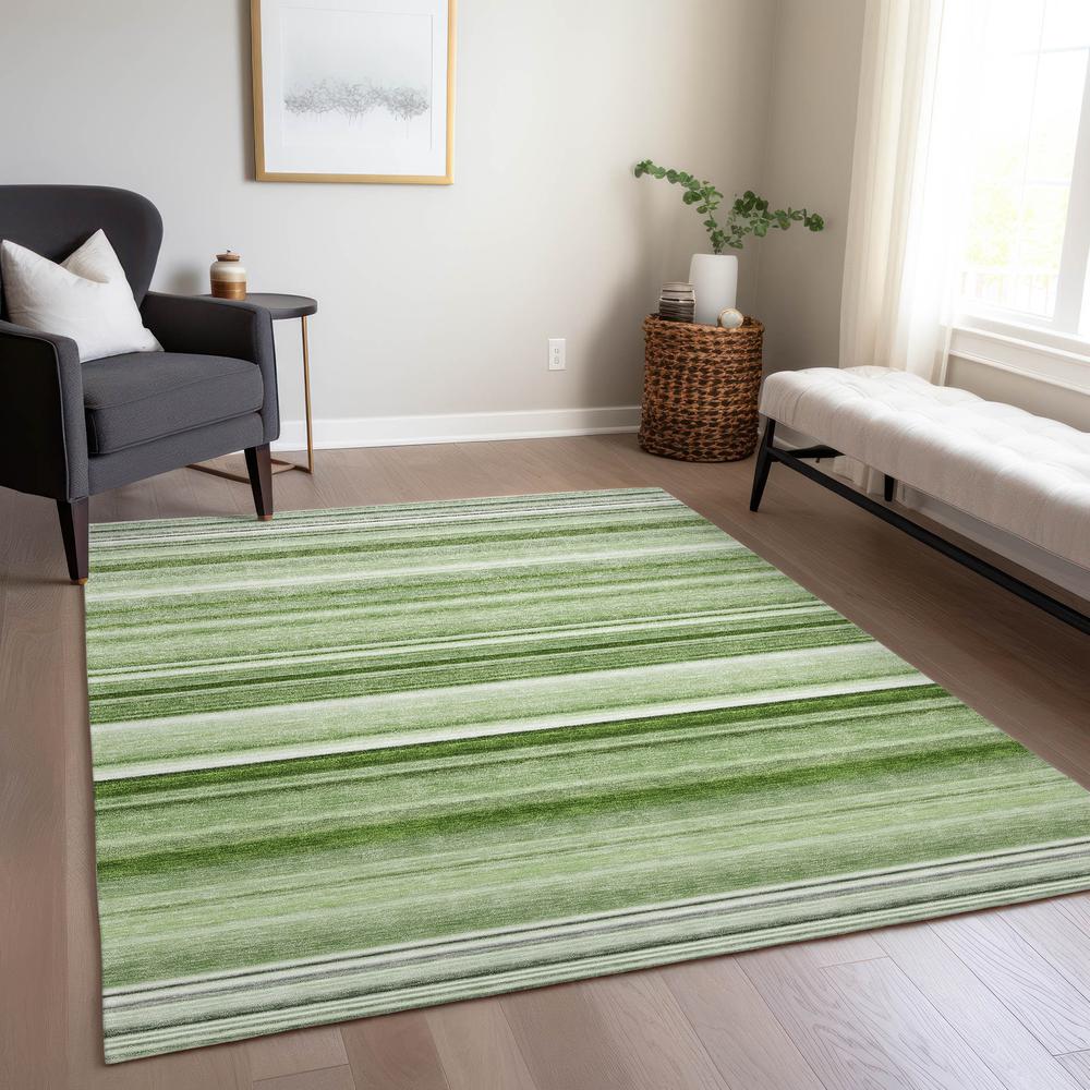 Chantille ACN529 Green 3' x 5' Rug. Picture 7