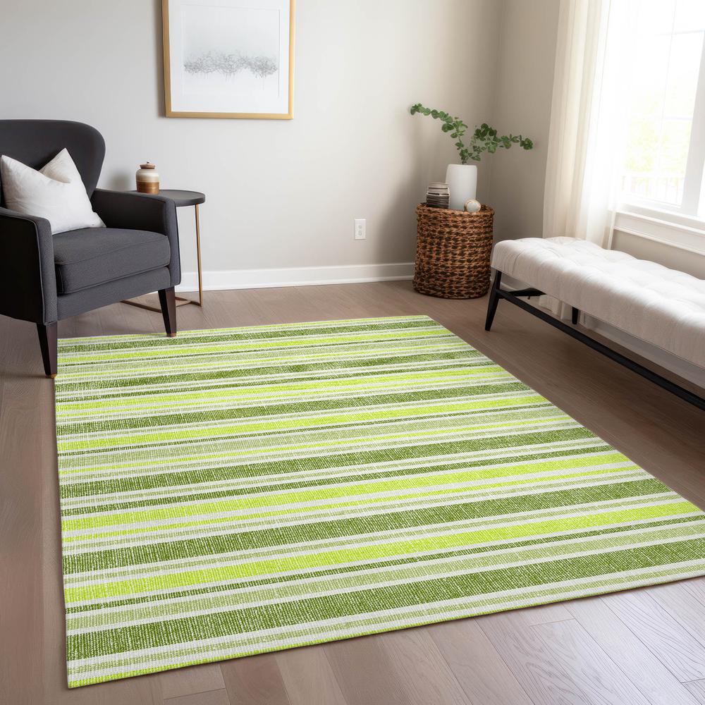 Chantille ACN531 Green 3' x 5' Rug. Picture 7