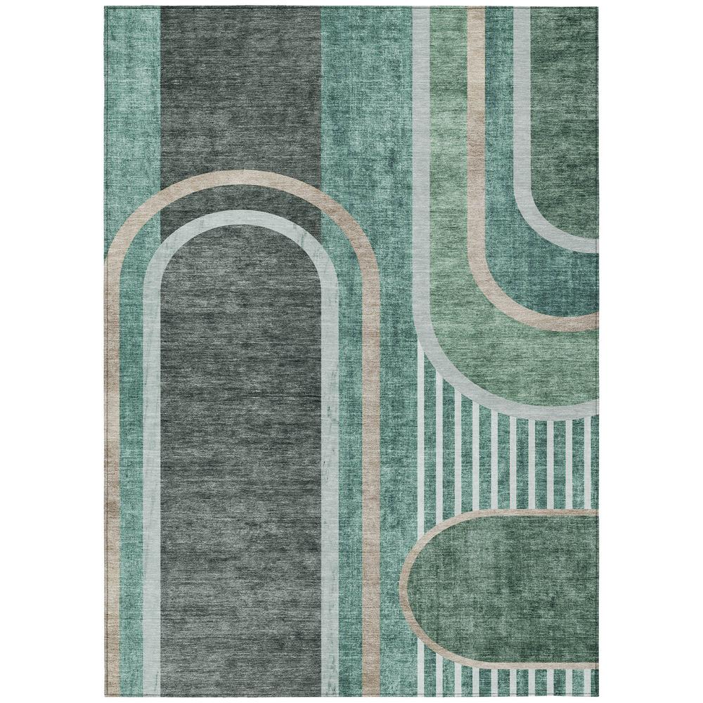 Chantille ACN532 Green 3' x 5' Rug. Picture 1