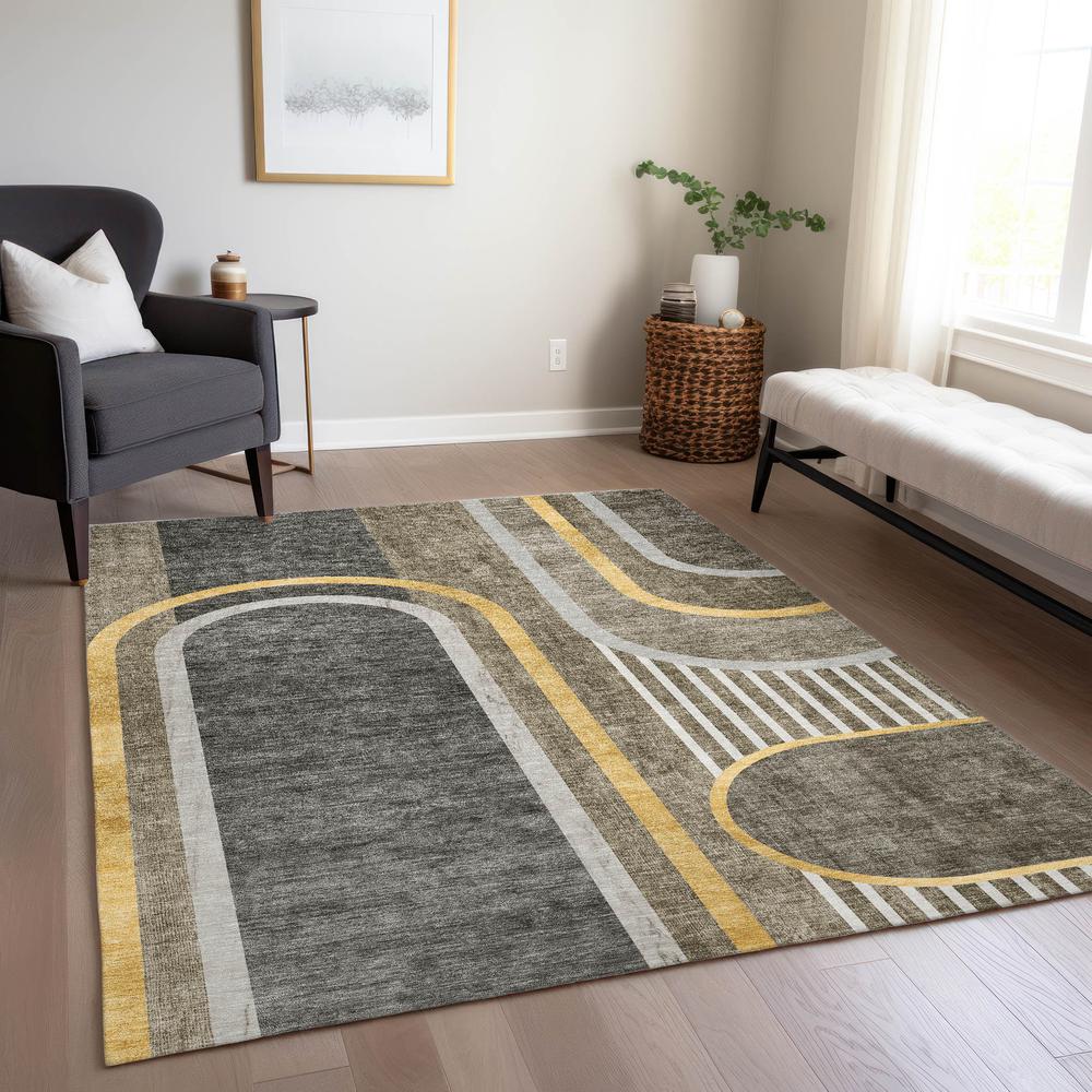 Chantille ACN532 Brown 3' x 5' Rug. Picture 7
