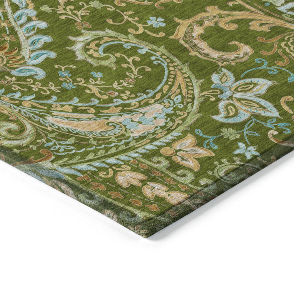 Chantille ACN533 Green 2'3" x 7'6" Rug. Picture 3