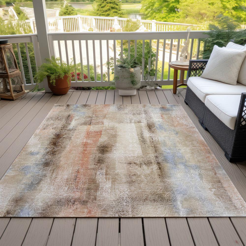 Chantille ACN537 Brown 3' x 5' Rug. Picture 9
