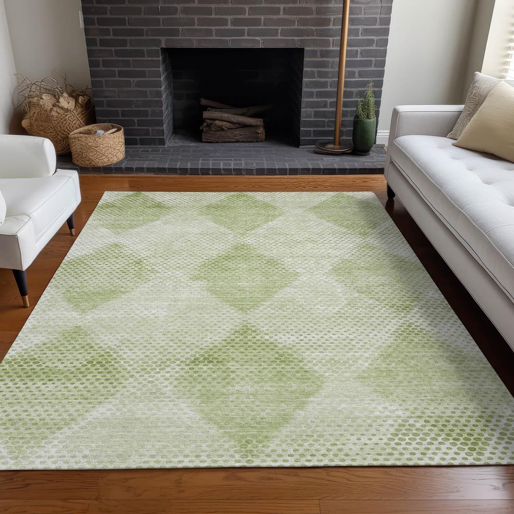 Chantille ACN539 Green 3' x 5' Rug. Picture 6