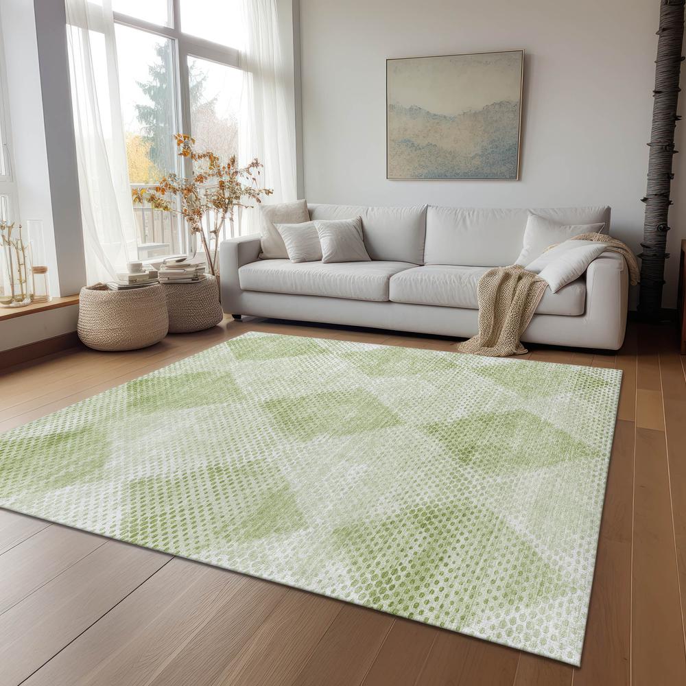 Chantille ACN539 Green 3' x 5' Rug. Picture 7