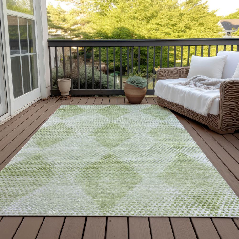 Chantille ACN539 Green 3' x 5' Rug. Picture 8