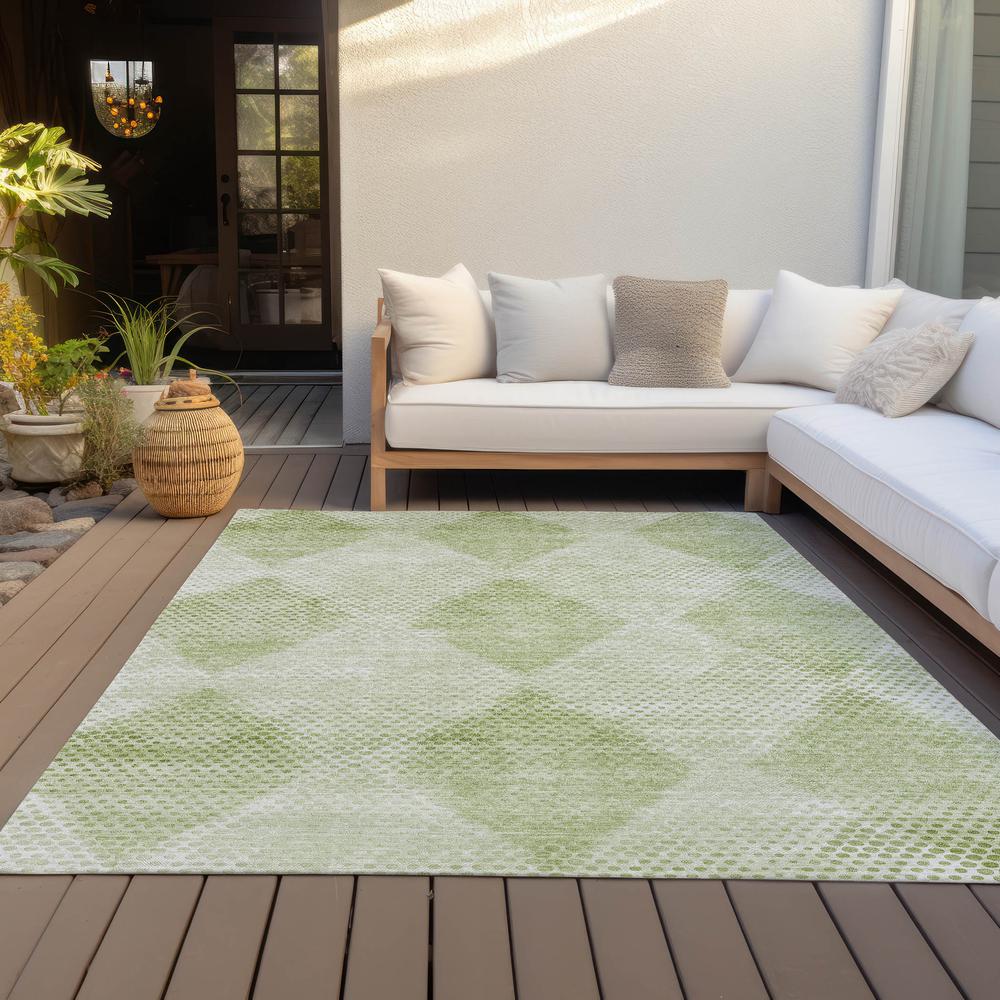 Chantille ACN539 Green 3' x 5' Rug. Picture 9